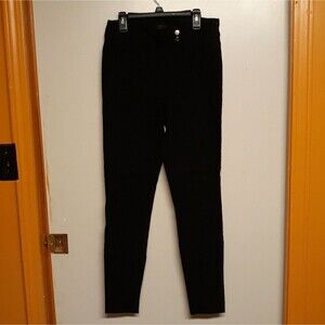 Black skinny pants high waisted